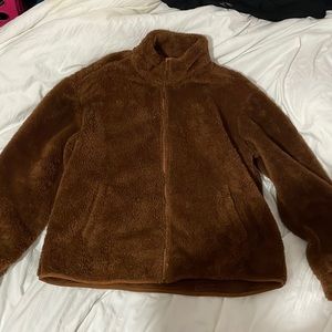 XL Sherpa zip up jacket, From Forever 21